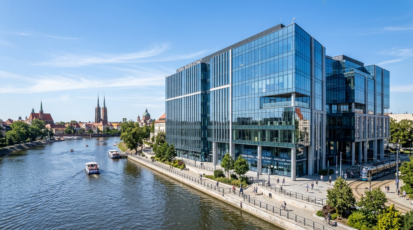 Centrum biznesowe Wrocław Drobnera Odra